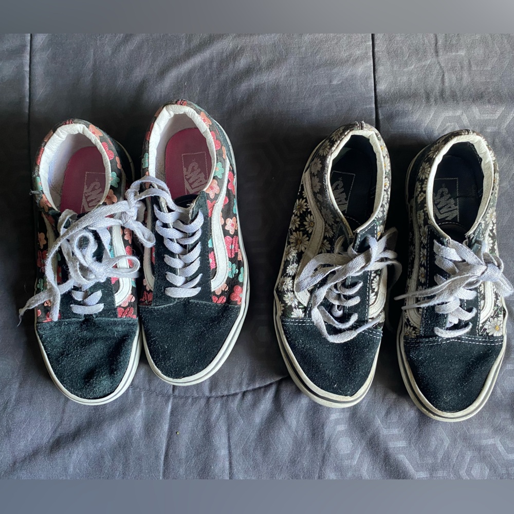Vans Kids Floral 2y shoe bundle